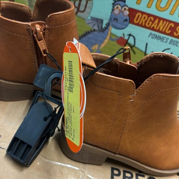 Girls Boots Kids Ankle Boots Side Zipper Booties Fashion Short Suede - Picture 4 of 6